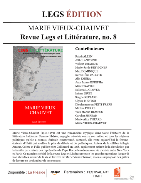 sommaire spécial M.Vieux Chauvet